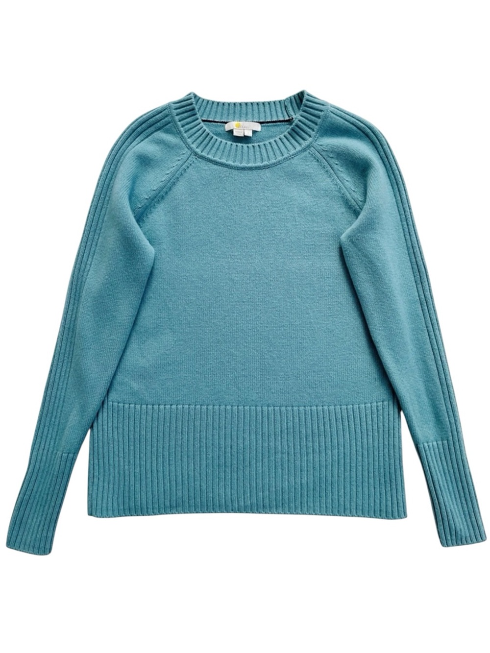 Boden Heidi Sweater Sea Glass Teal Wool Cashmere Blend Small